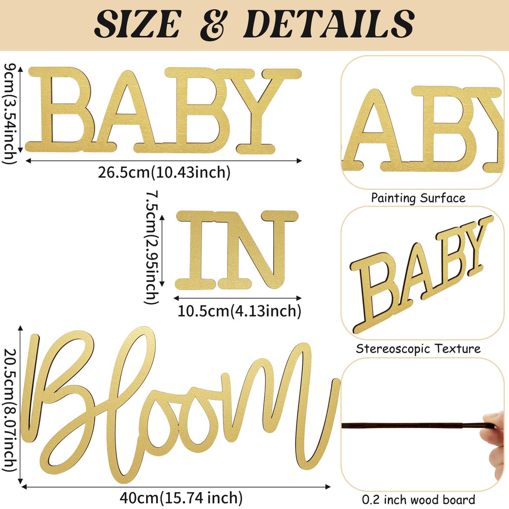 JALANCY Baby In Bloom wall-attachment view shows easy placement