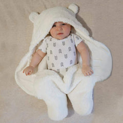 Jam Naturals baby swaddle blanket white packaged presents gift-ready registry gift