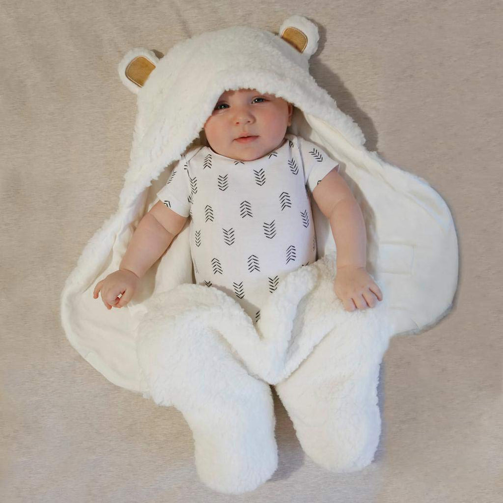 Jam Naturals Cute Bear gift-ready golden brown wrap suitable for newborn gifts.