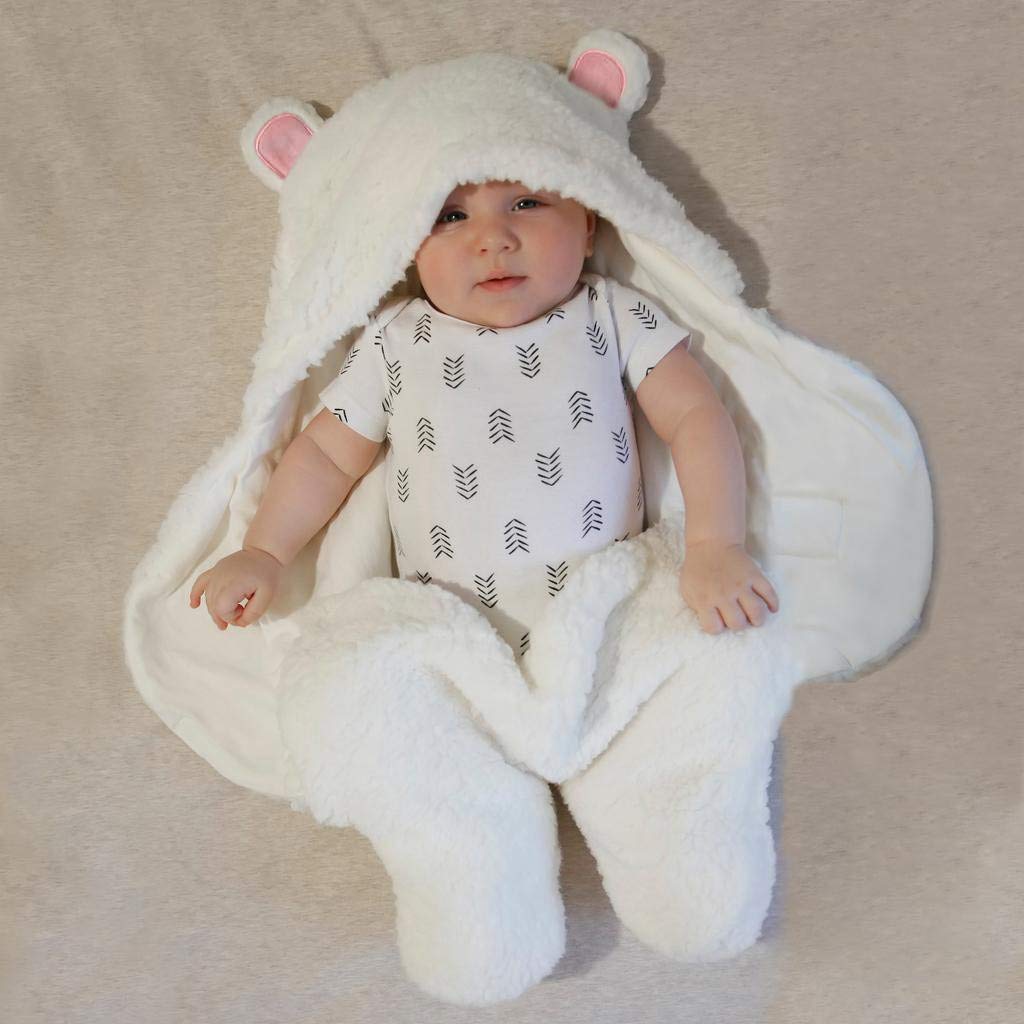 Jam Naturals velcro-secured swaddle makes easy, secure wrapping for babies.