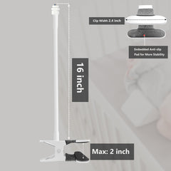 JAMYOK anti-slip clamp base protects furniture from scratches