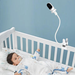 JAMYOK clamp on crib rail demonstrates secure attachment without damage