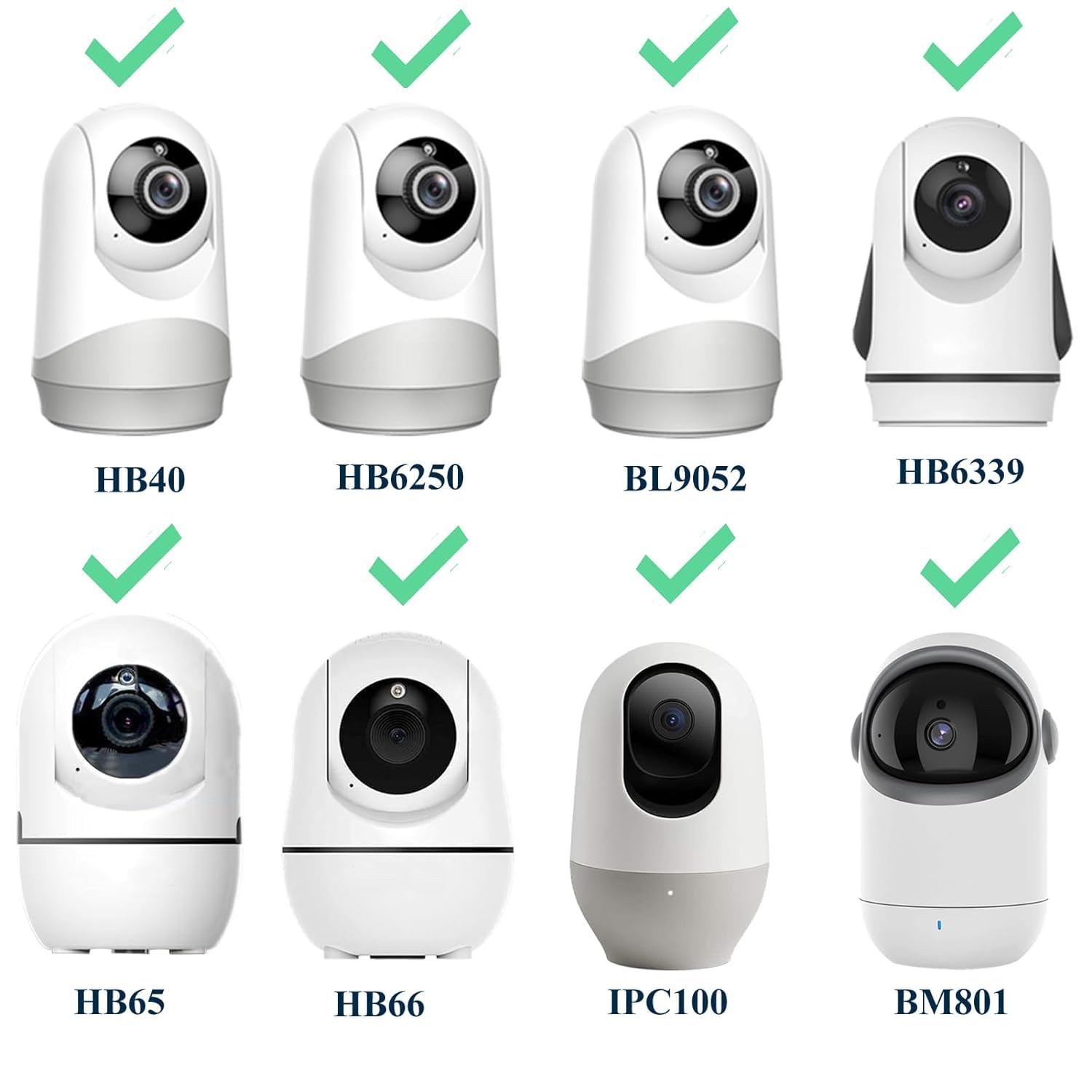 JAMYOK mount compatible with Hello Baby HB6550 for flexible viewing.