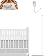 JAMYOK floor stand with heavy base for stable baby monitoring.