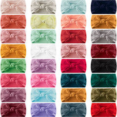 Janinka 32pcs baby headbands and bows assortment brightens daily outfits.