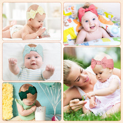 Janinka headbands sized for newborn to toddler growth with comfortable stretch.