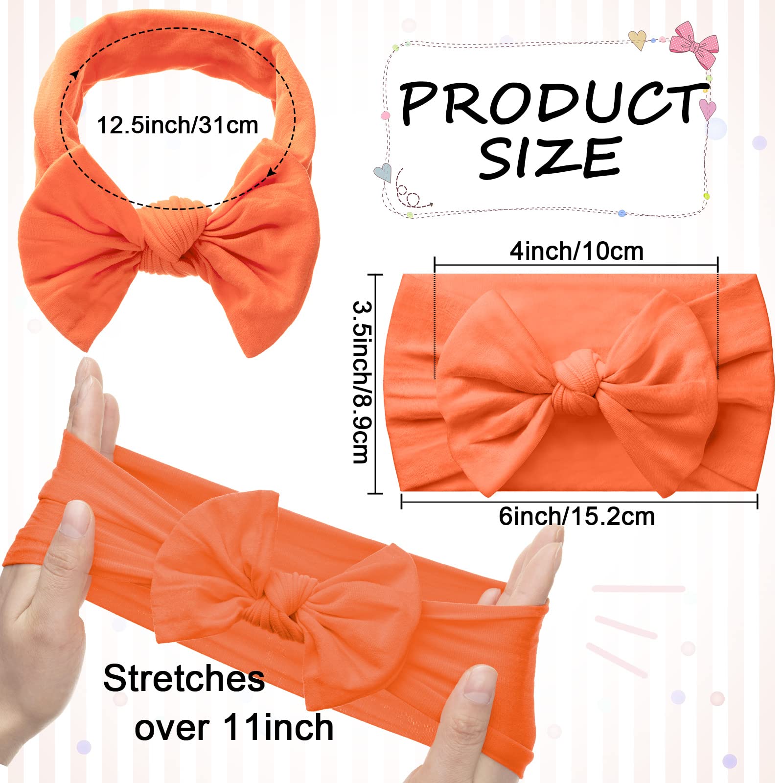 Janinka soft nylon headbands deliver gentle, lightweight comfort on delicate baby heads.