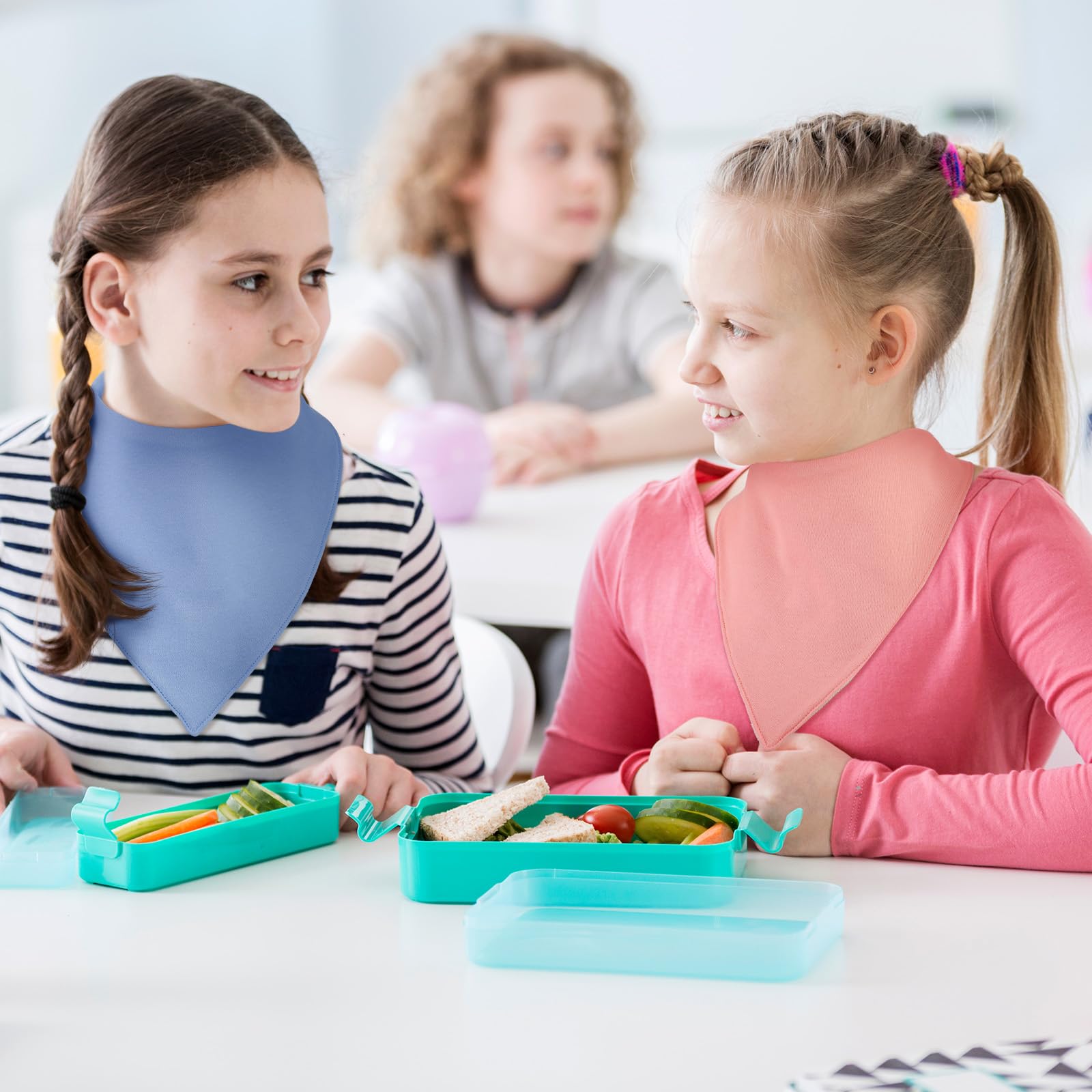 Janmercy adjustable-neckband bib demonstrates grow-with-you design for teens and adults