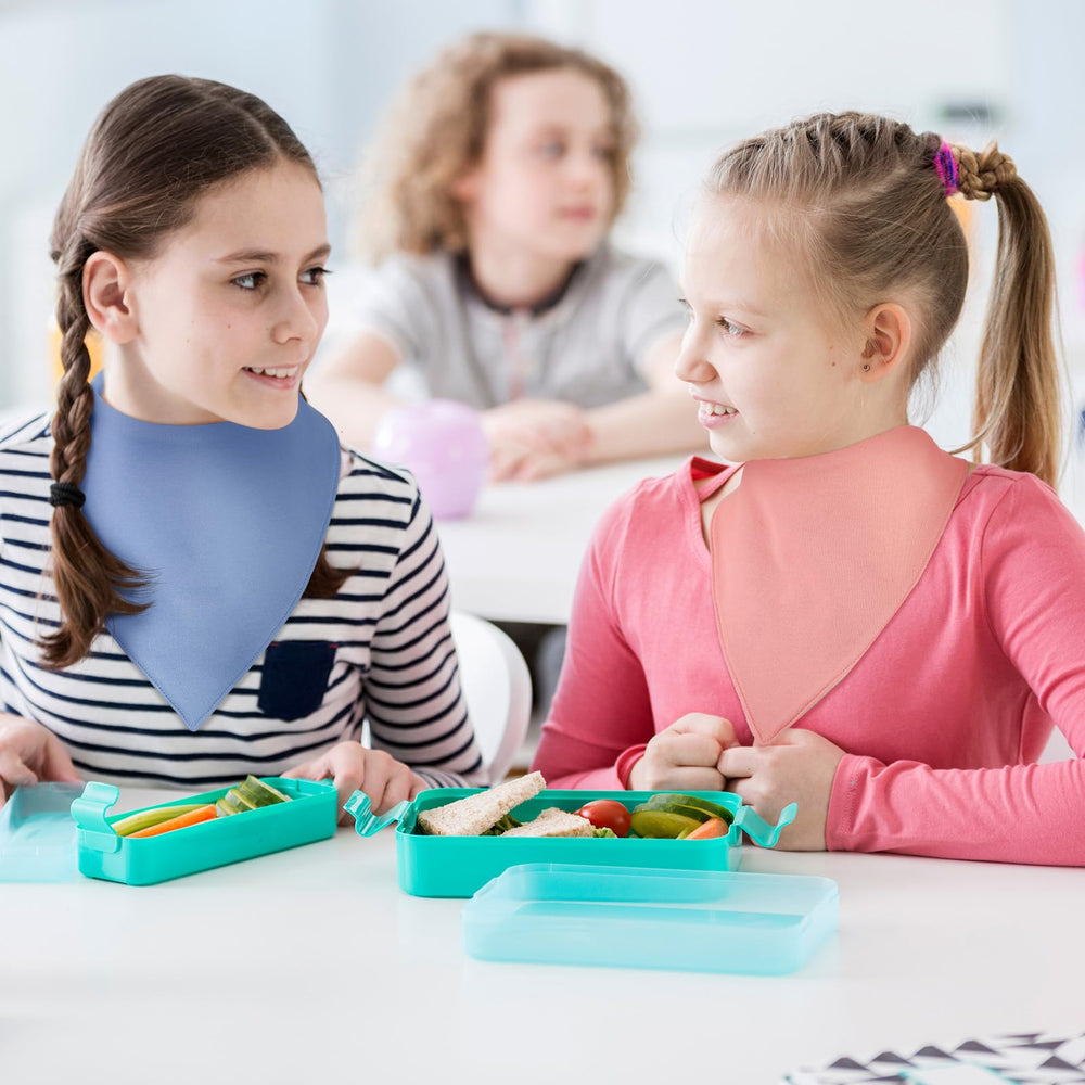 Janmercy adjustable-neckband bib demonstrates grow-with-you design for teens and adults