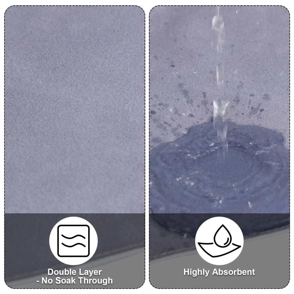 Janmercy bandana bib absorbent liquid-test image highlights spill protection during meals