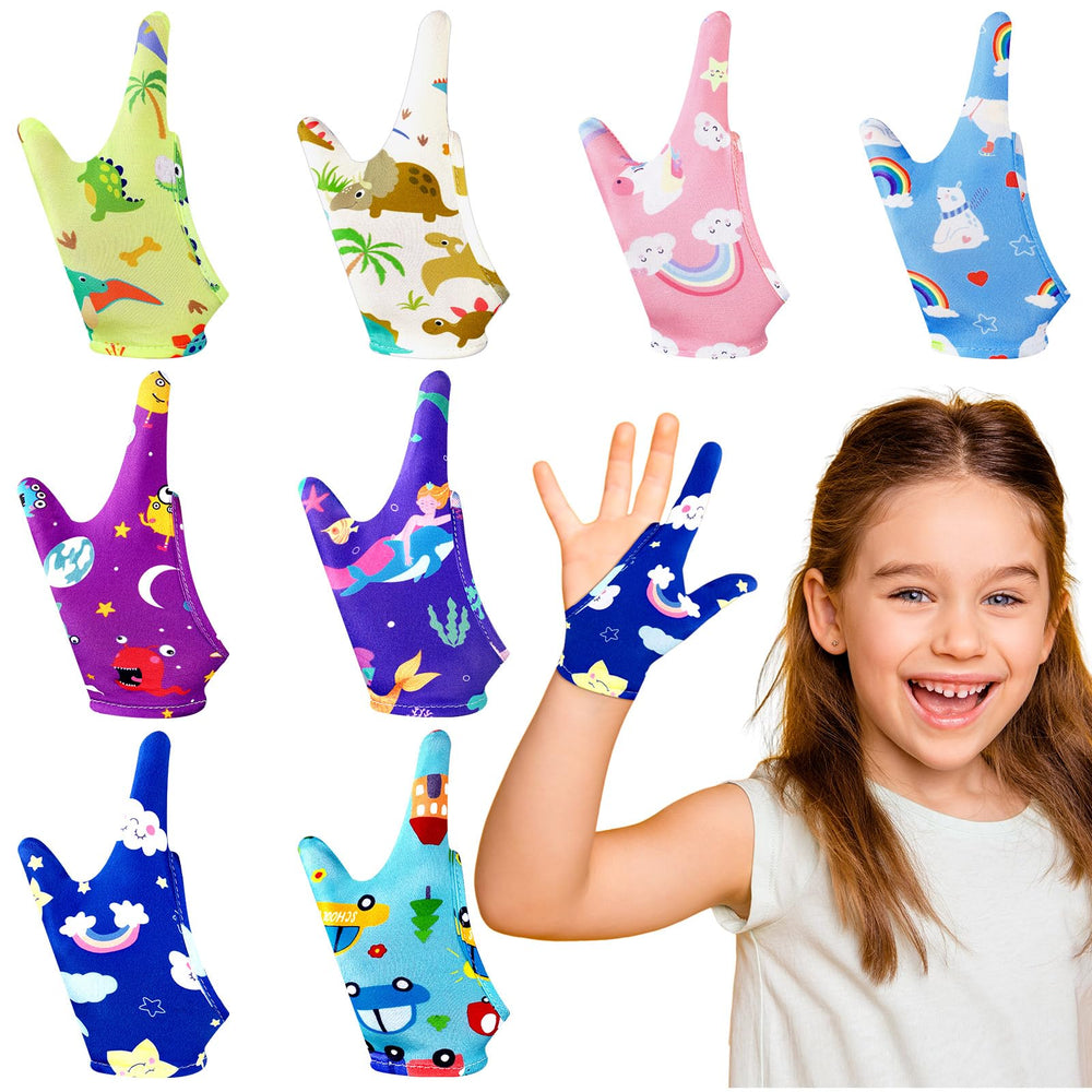Janmercy glove close-up showing soft breathable fabric for kids.