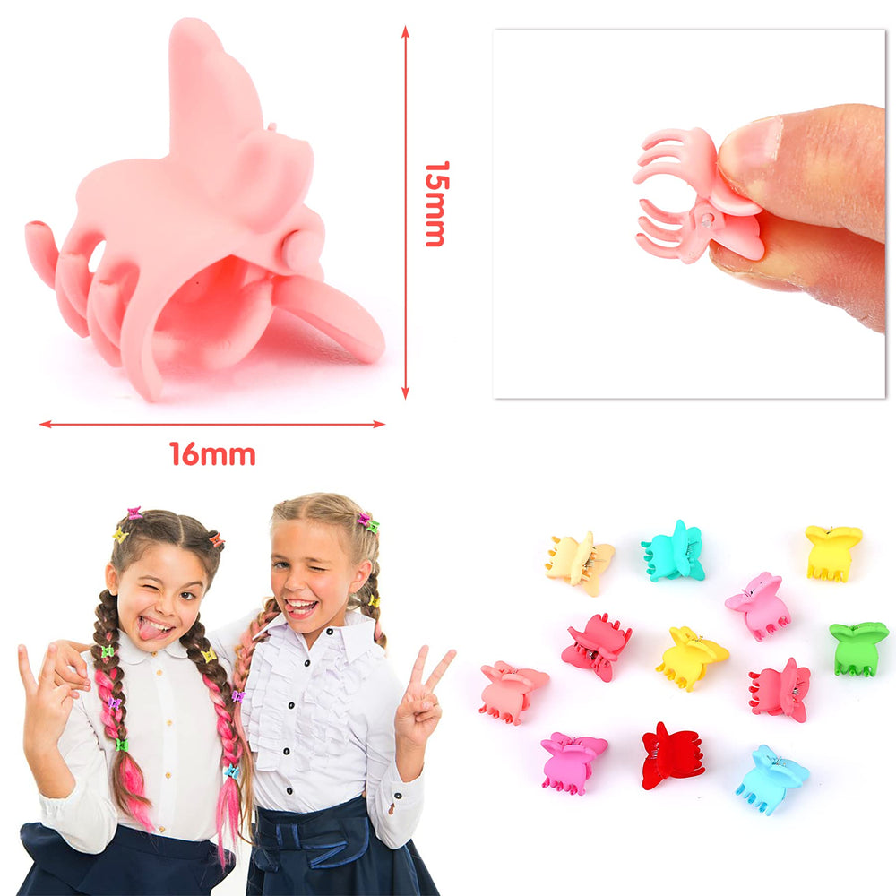 JANYUN baby girls clip closeup showing durable grip and smooth finish