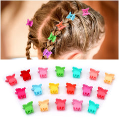 JANYUN mini hair clips colorful pack for secure daily styling on baby and toddler hair