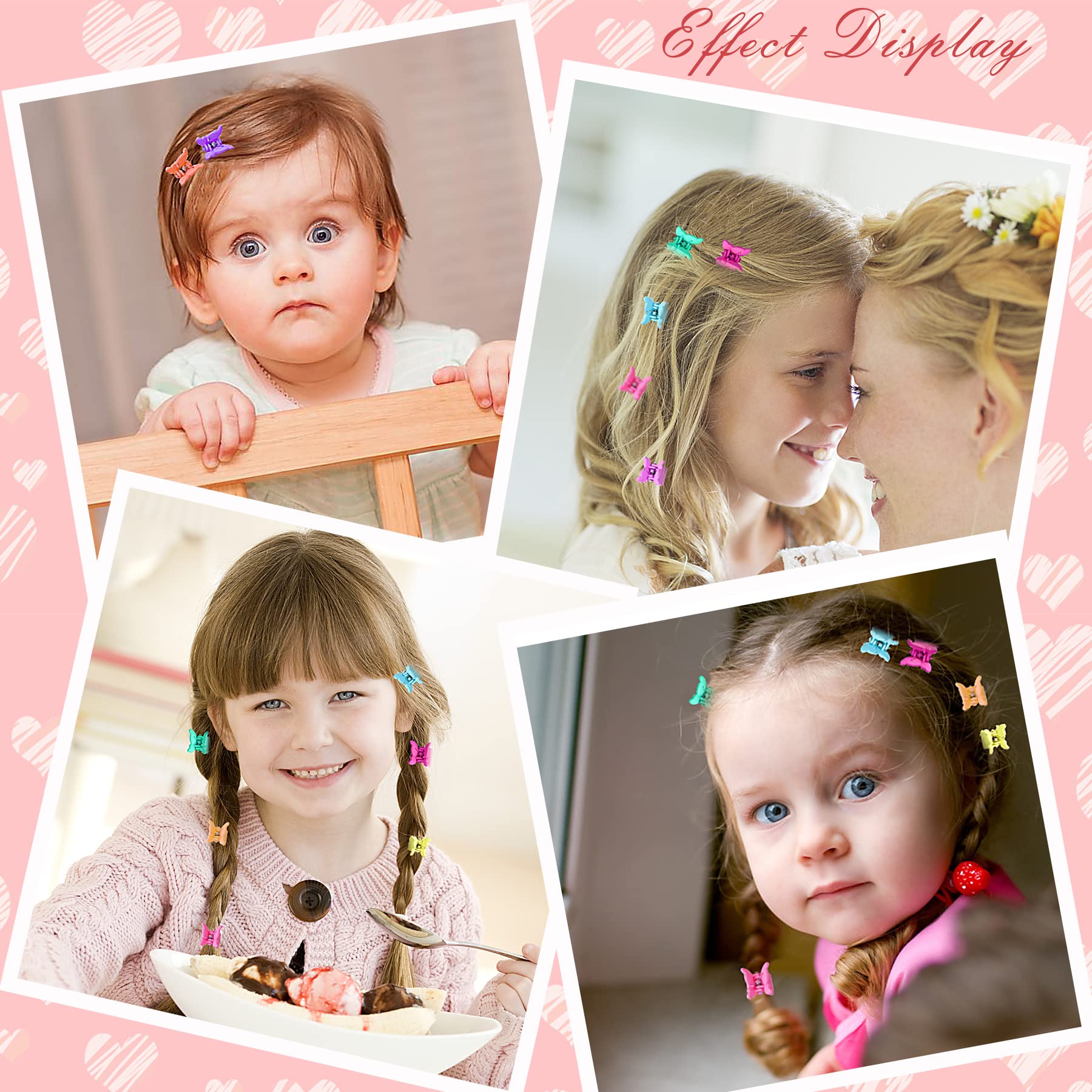 JANYUN no-slip grip hair clips provide stable hold during school day hairstyles