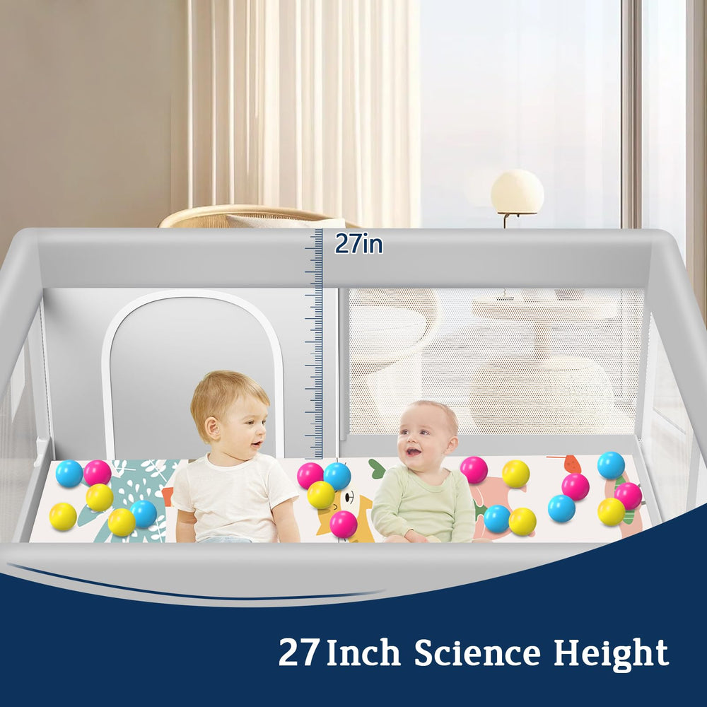 Jaobeem baby playpen fosters toddler independence within a safe area