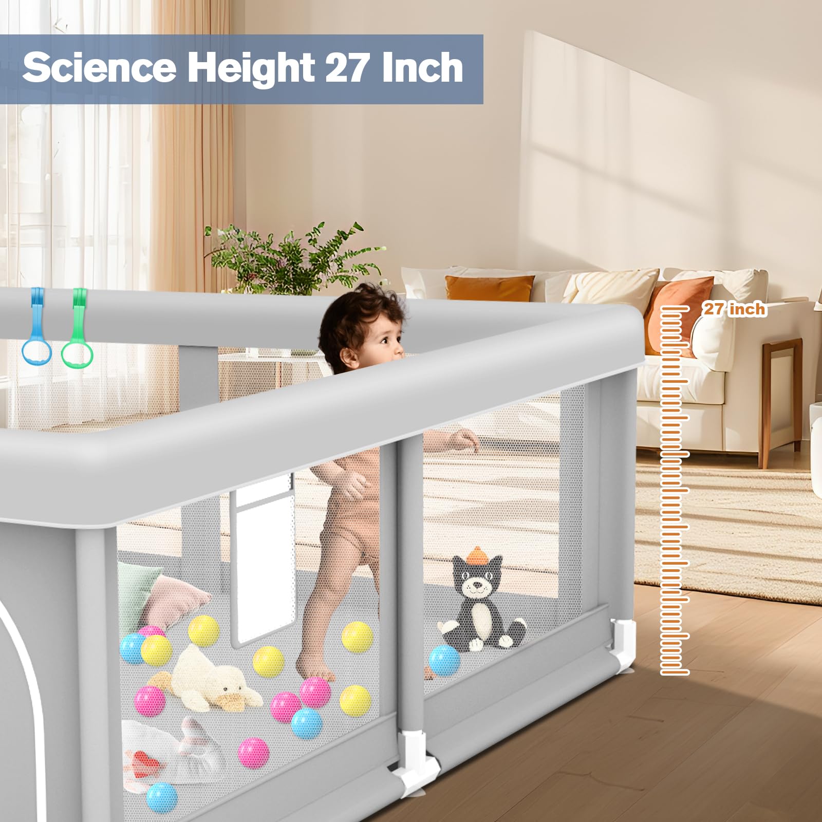 Jaobeem easy-assembly design speeds setup for quick playtime.
