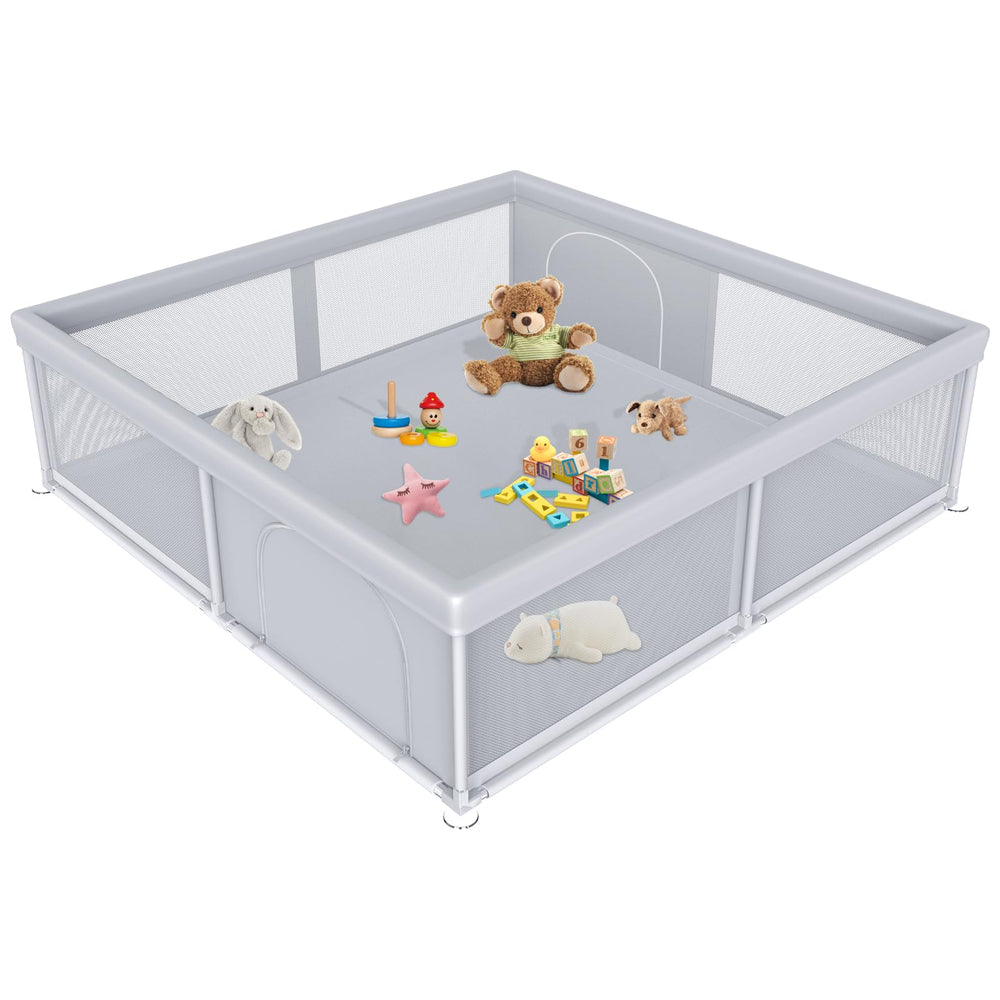 Jaobeem extra-large playpen wide setup for safe, expansive baby play area.