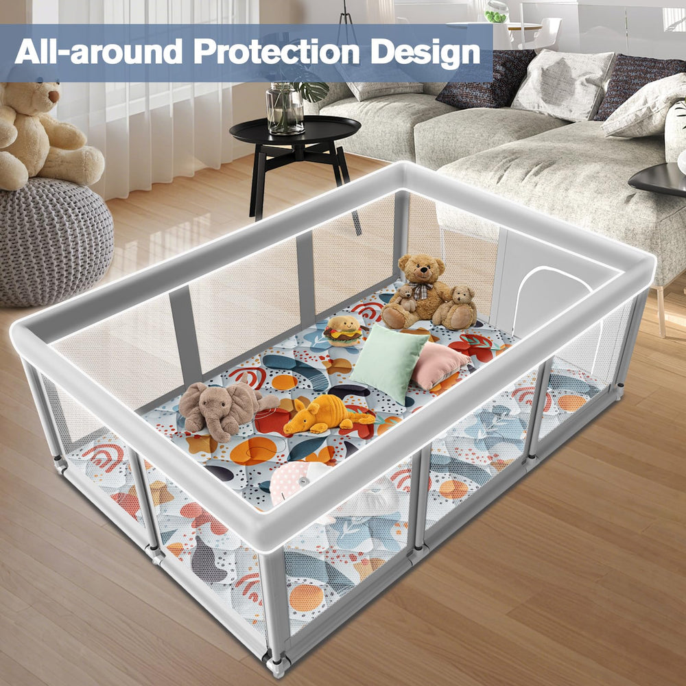 Jaobeem anti-slip base provides stable play space on varied floors