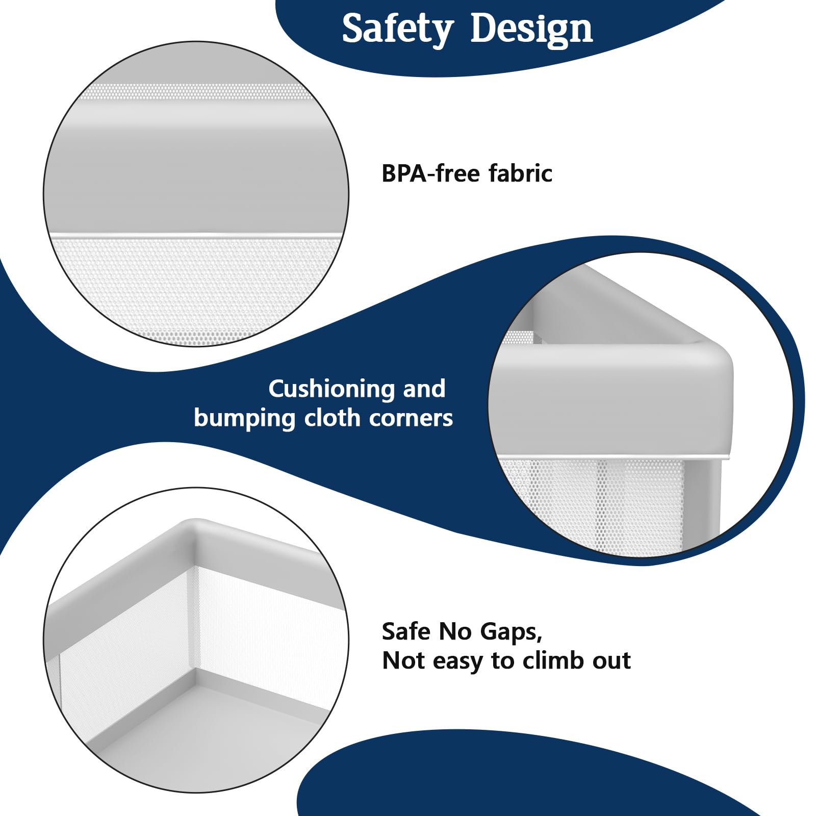 Jaobeem playpen safety gate fence image highlights durable barriers for containment