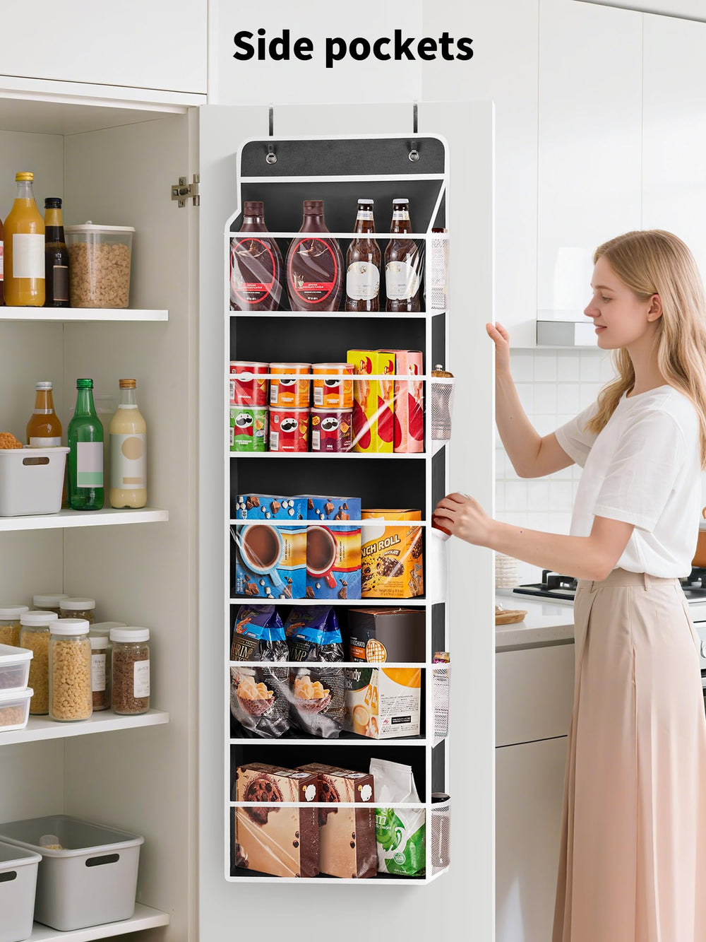 JARLINK door hooks fit doors up to 1.98 inches thick for secure hanging.