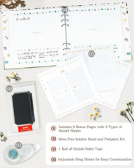 JARMAPOZ memory book includes extra photo pages for growing family moments.