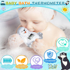 JARMAPOZE bath thermometer display switches between Fahrenheit and Celsius.