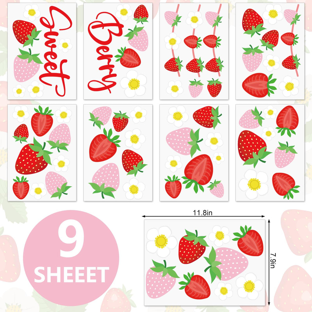 JarThenaAMCS berry-sweet wallstickers closeup shows vibrant colors for nursery accents
