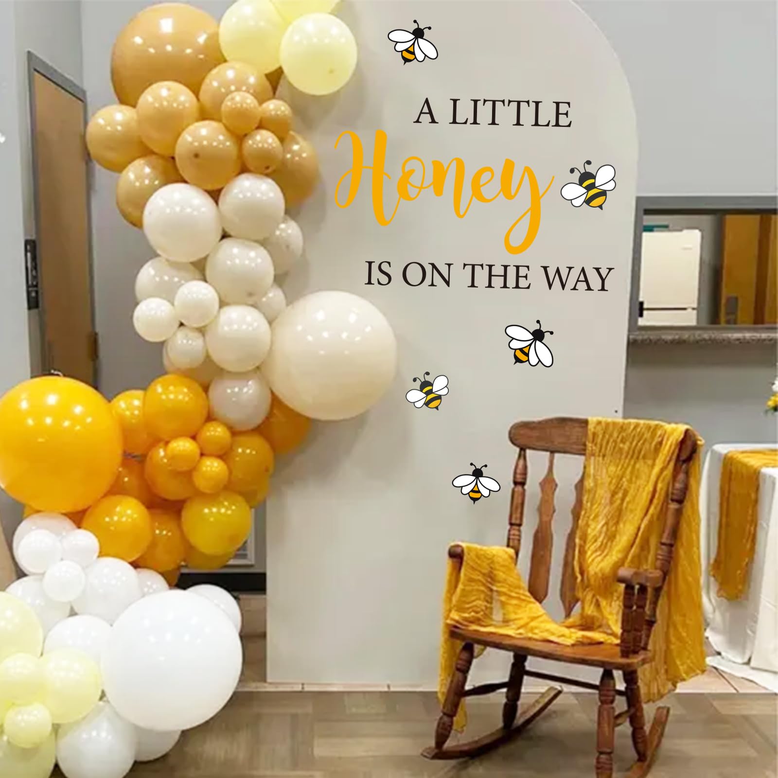 JarThenaAMCS waterproof PVC decal withstands party cleanup and room lighting.