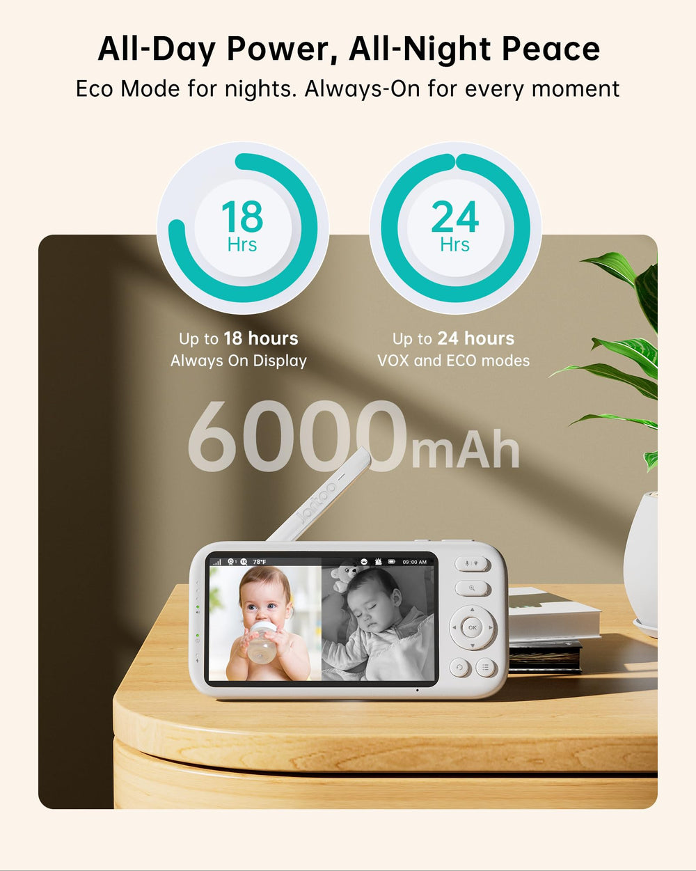 Jartoo AI cry detect helps notice baby distress early.