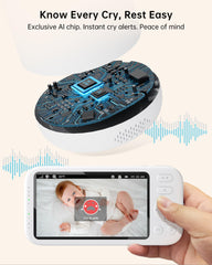 Jartoo night vision with infrared tech for visible baby cues in darkness.