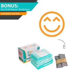 Jasclair Dekor Plus refill bags leak-resistant film conveys durability during heavy diaper loads.