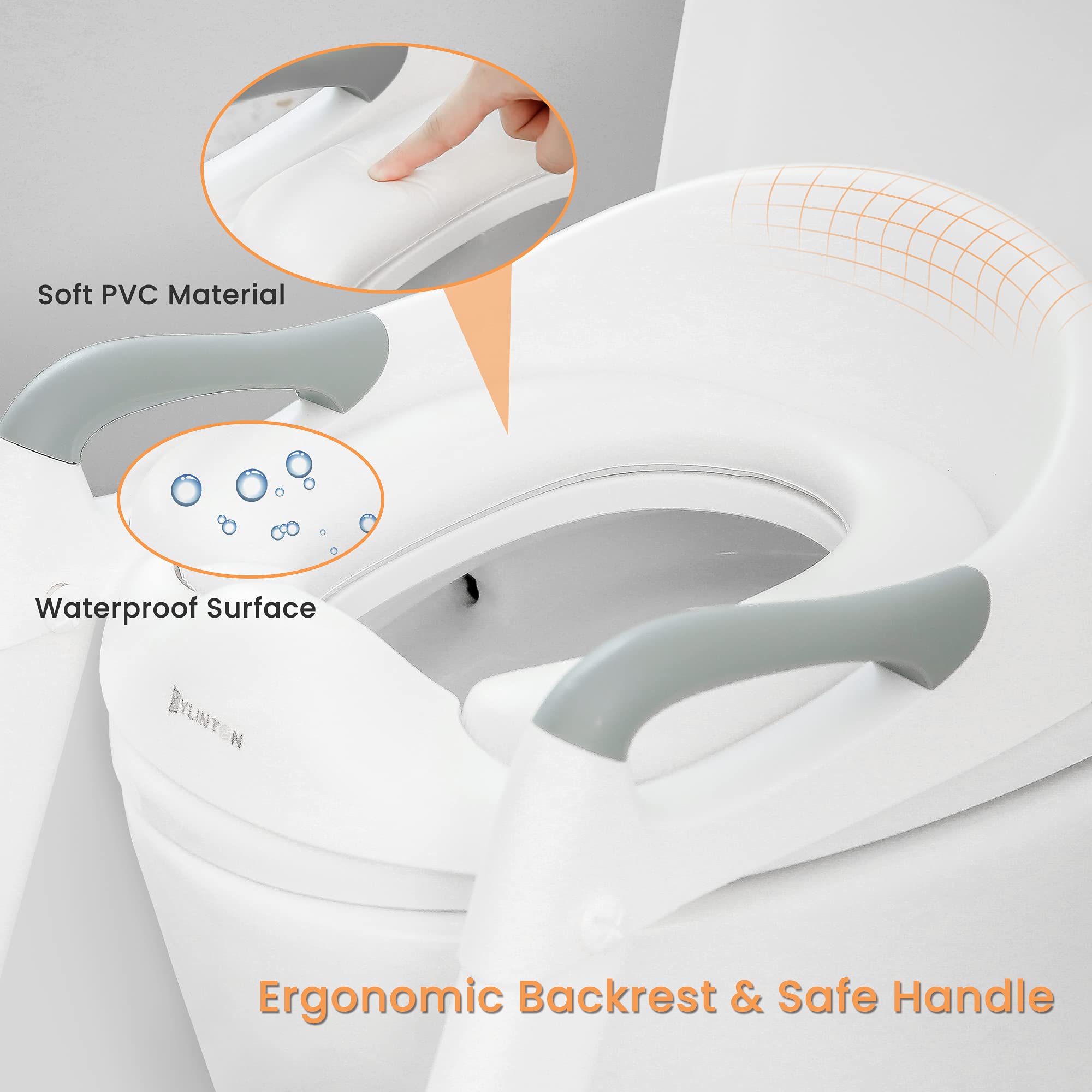 JASSONE potty base shows anti-slip pads and stability.