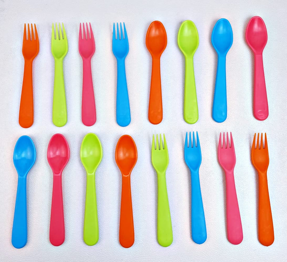 Jawbush durable plastic flatware built for daily use and longevity.
