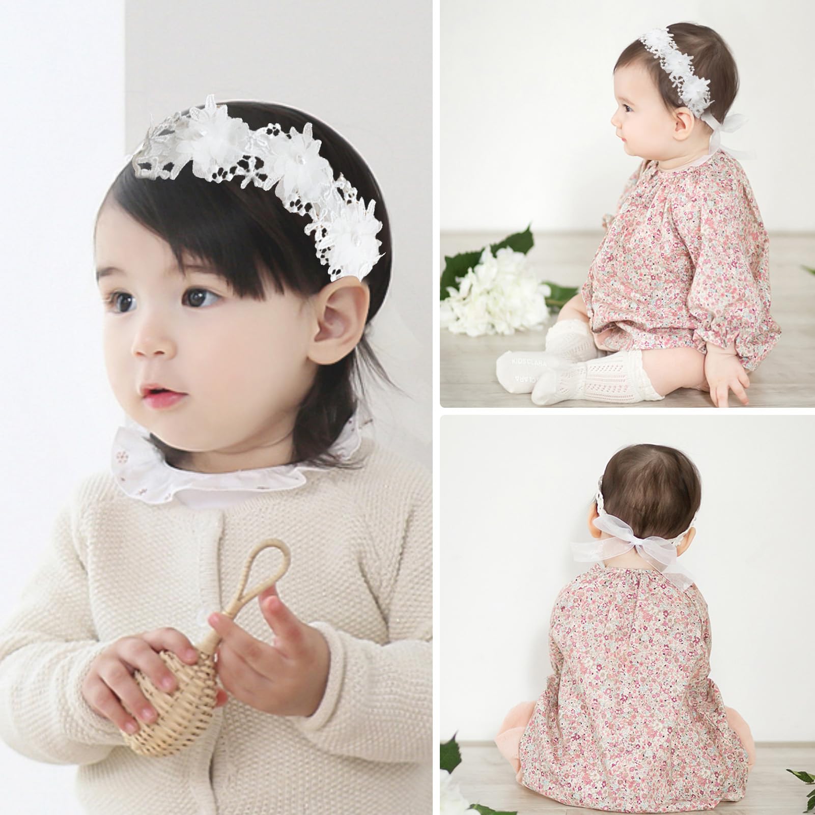 Jawfait headbands in gift box, ready for gifting to new parents.