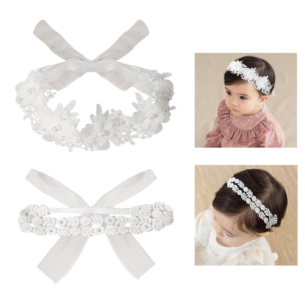 Jawfait nylon lace headband offering soft comfort for daily wear.