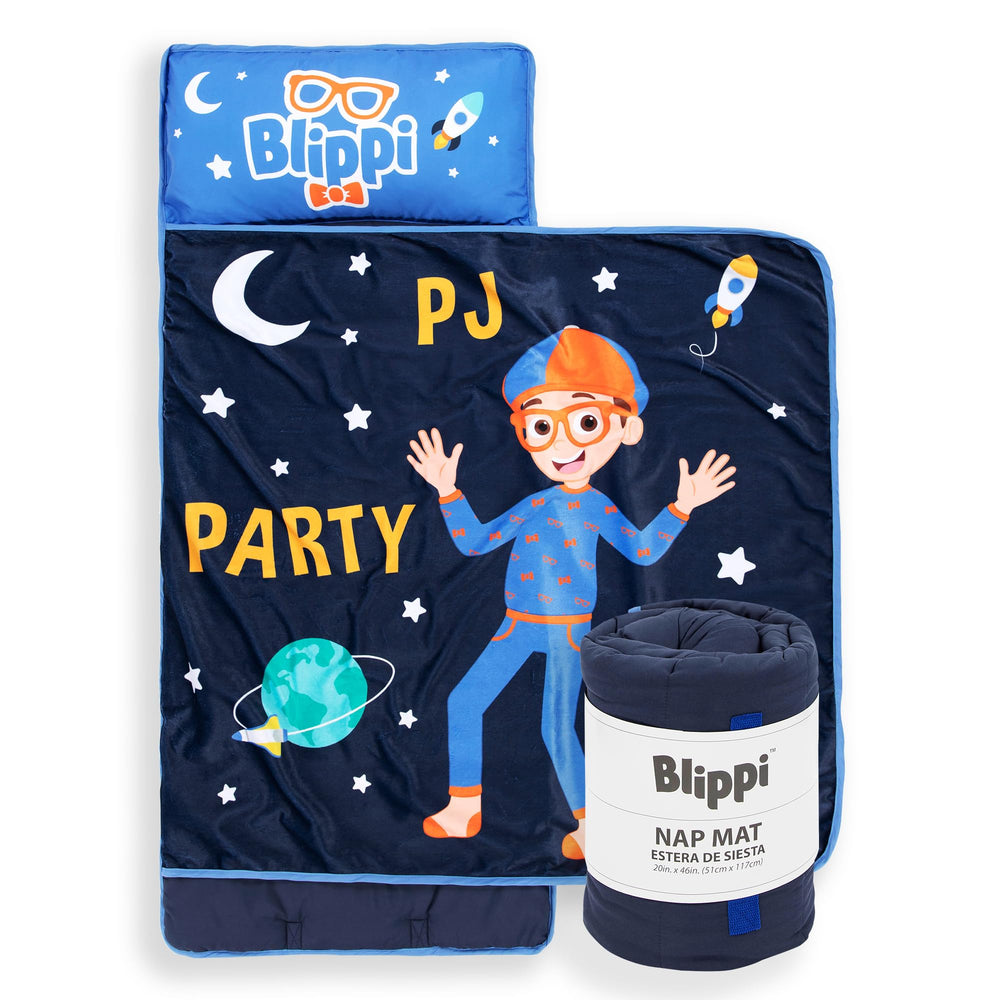 Jay Franco Blippi nap mat blue cover ideal for school naps and travel