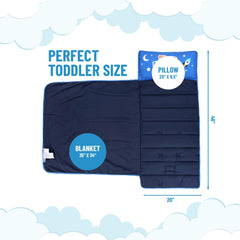 Jay Franco Blippi nap mat embedded pillow for built-in comfort