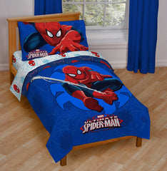 Jay Franco Marvel Spiderman Regulator fitted sheet provides breathable all-season sleep