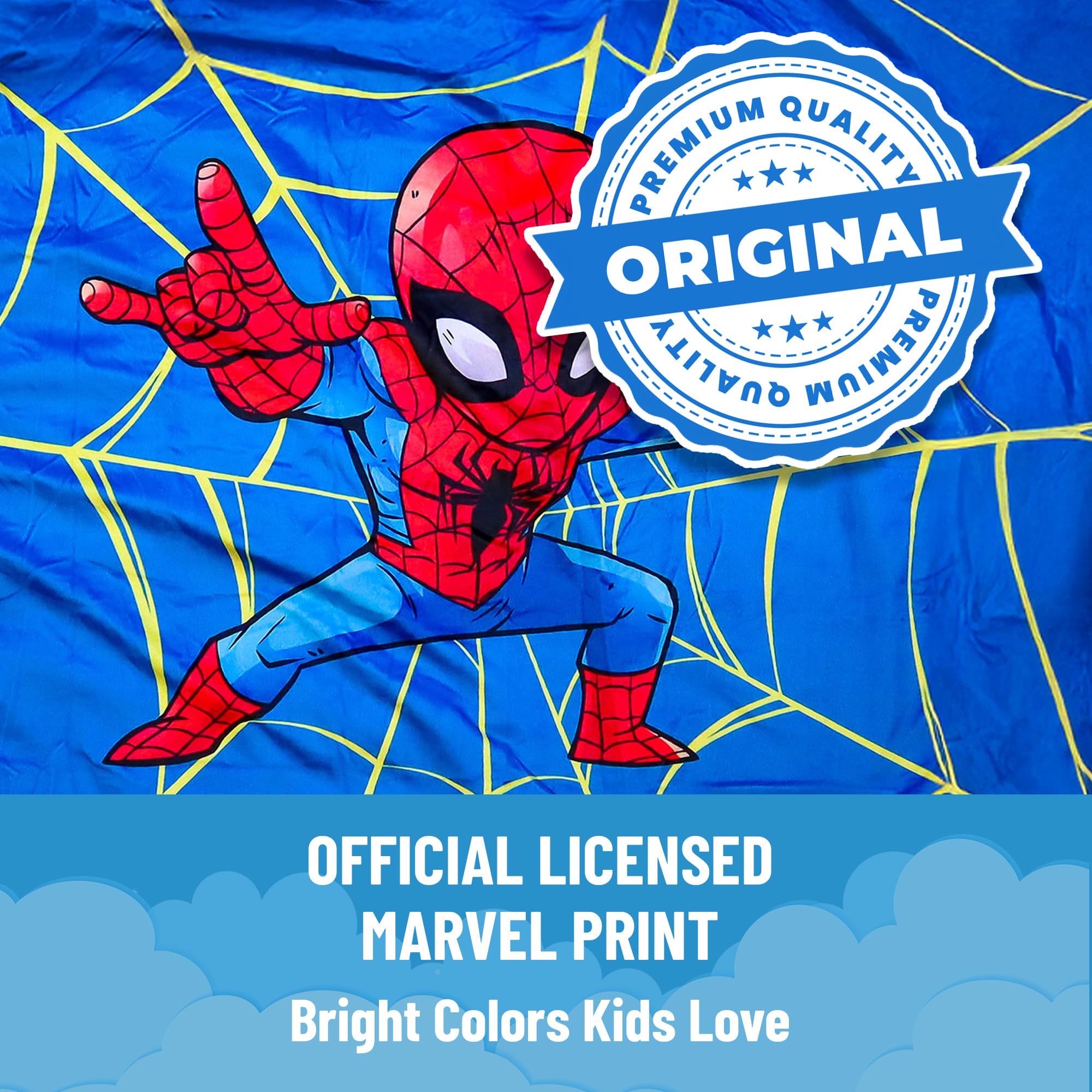 Jay Franco Spiderman nap mat ultra-soft microfiber fabric gentle on skin