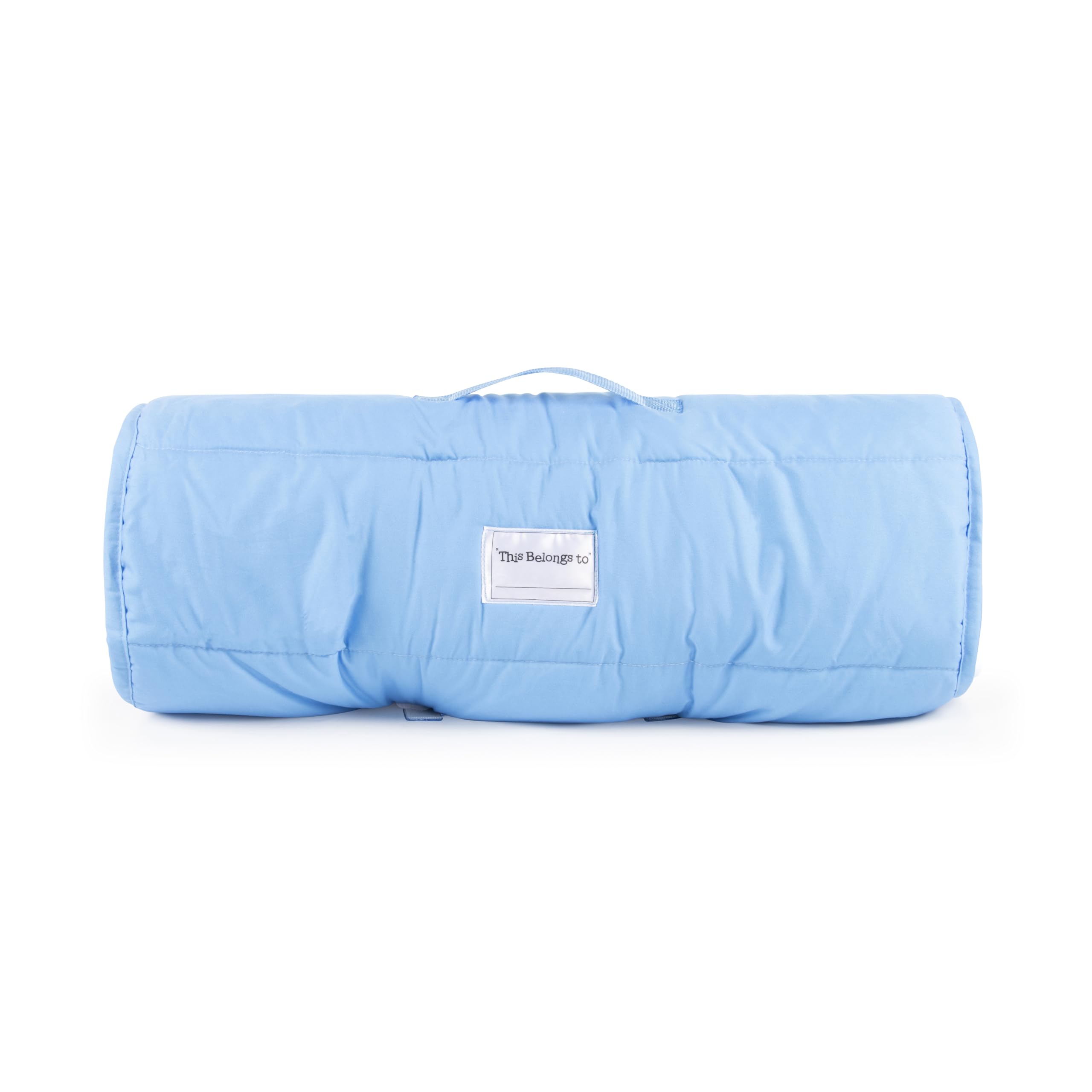 Jay Franco Super Kitties nap mat with handle makes on-the-go transitions easy.