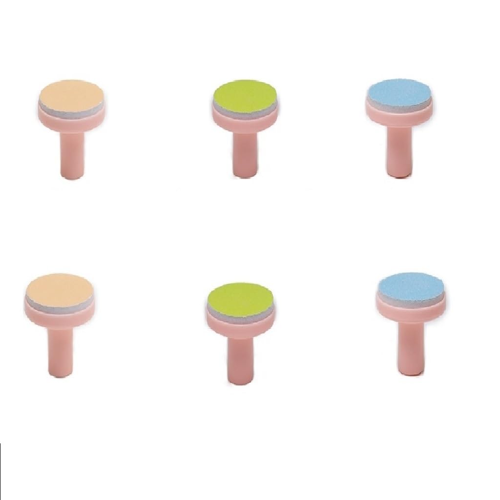 Jaybva pink-base replacement pad for baby nail trimmer, gentle smoothing for tiny nails.