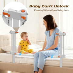 JAZSH foldable baby bassinet for quick setup and portability.