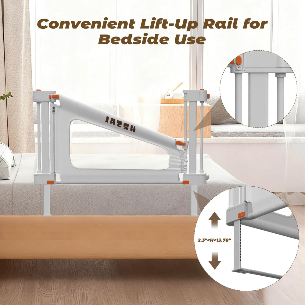 JAZSH safety lock system prevents accidental folding during use.