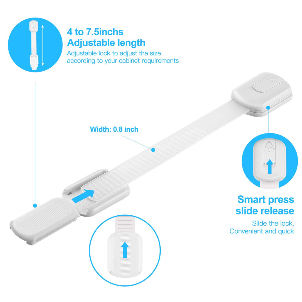 JAZZZNAP strap lock on fridge to deter access to snacks and small items