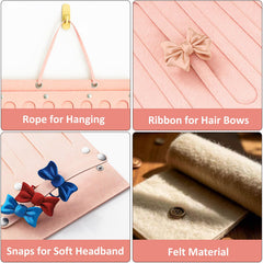 JDOTL Bow Holder hanging loop enables quick wall or door mounting.