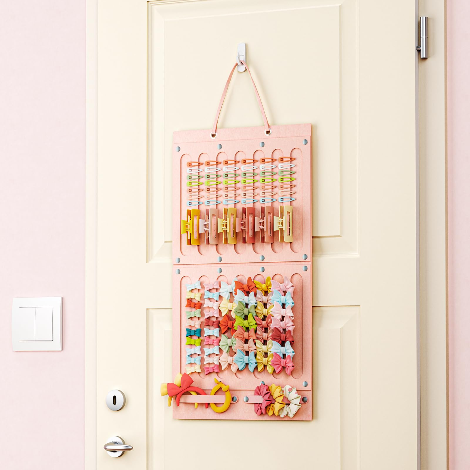 JDOTL Bow Holder size 13.8x26-inch for spacious storage.