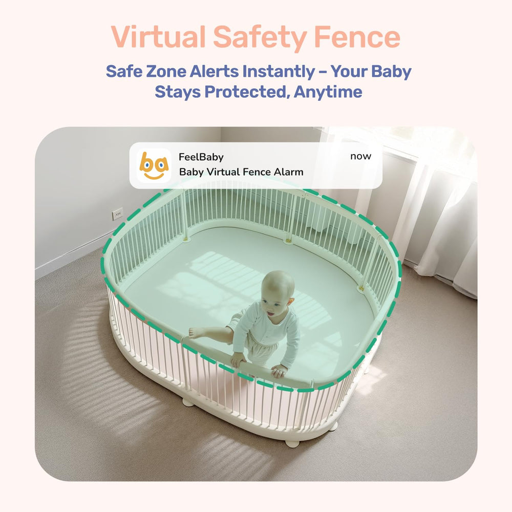jeeber-ips-screen 4-inch display lets you check baby from another room.