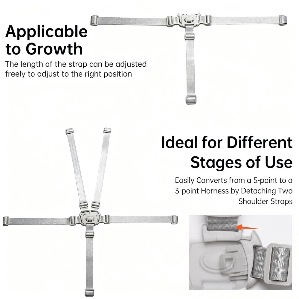 Jekarsy black universal strap highlights easy adjustment across seating