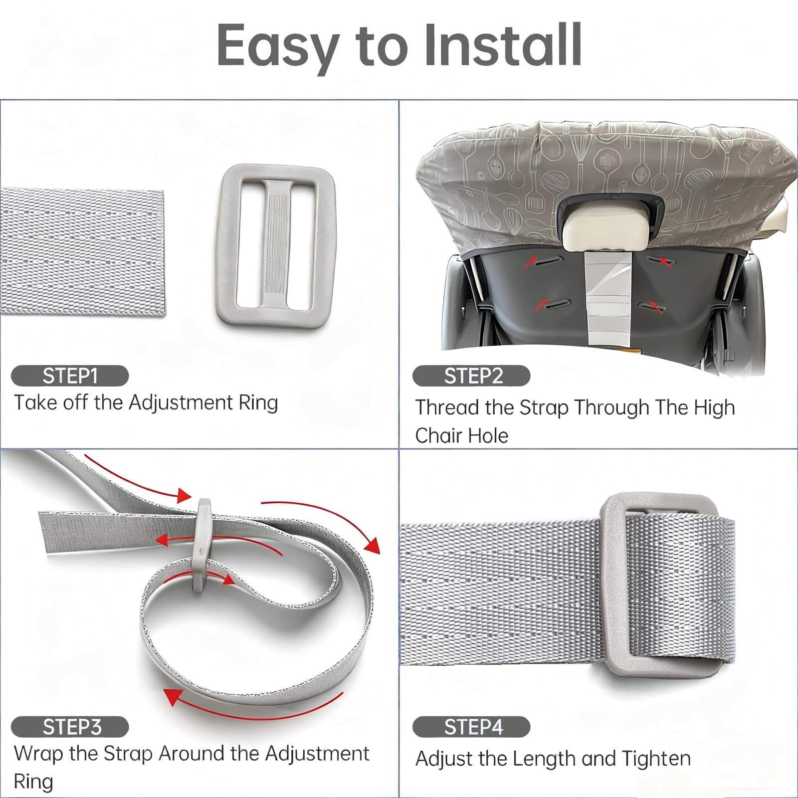 Jekarsy easy-buckle system shown enabling one-handed fastening