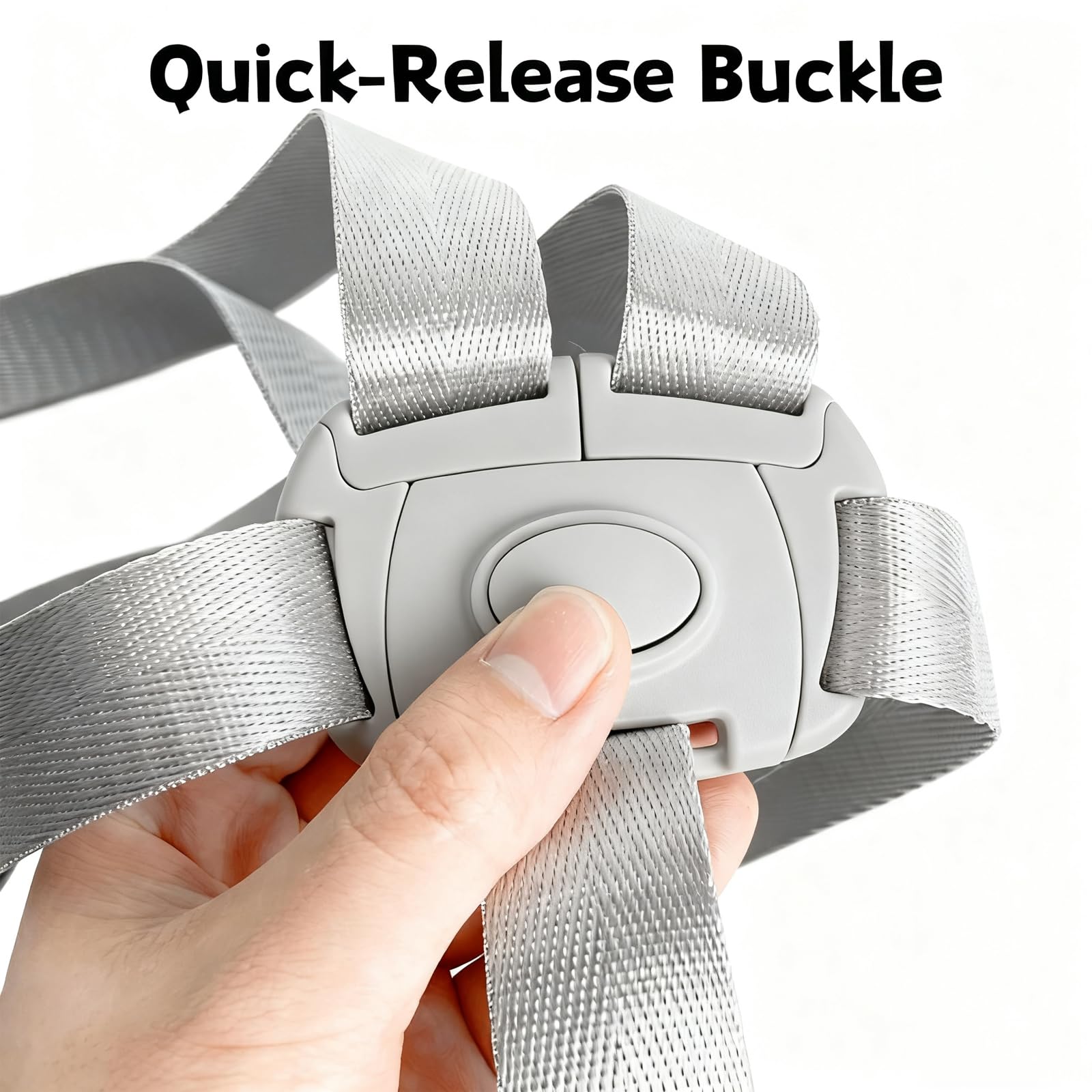 Jekarsy two 5-point harnesses shown for extra safety during meals